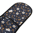 thumbnail image 2 of Dailycode Double Sided Oven Mitt with Loop Heat Resistant Kitchen Long Potholders 7" x 35" Cartoon Cat and Flower, 2 of 6