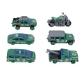 thumbnail image 1 of 6 Piezas Modelo De Coche De Metal A Escala 1:64, Juego De Figuras De Vehículos, Construcción De aleación, Juguete De Coche Realista Con Ruedas Rodantes Para Exhibición, Juegos, 1 of 7