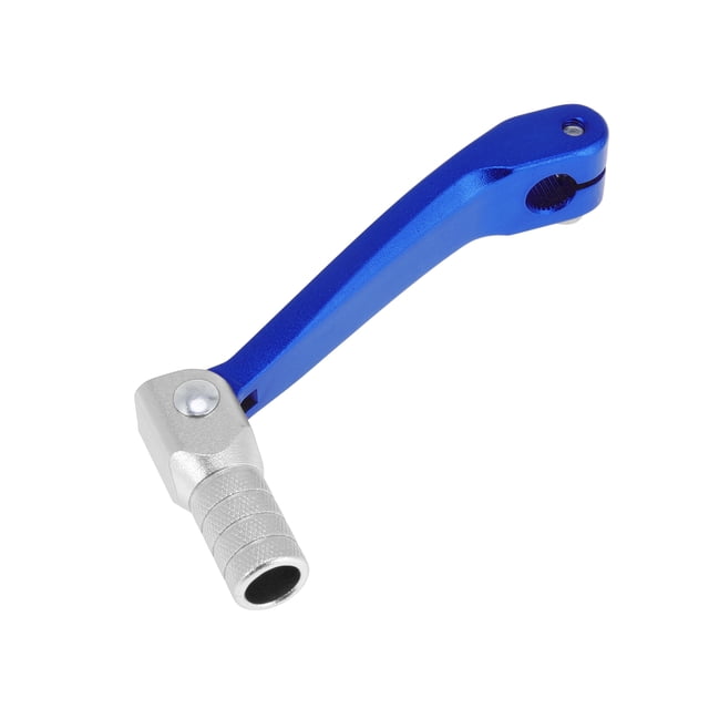 Palanca de cambio de motocicleta plegable para Honda CRF150F 2003-2017, pedal de aleación de aluminio, brazo de palanca de cambio, palanca azul con cabeza plateada