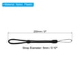 thumbnail image 2 of Unique Bargains 200mm 8 Inch Hand Wrist Strap Lanyards, 20 Pcs Nylon Adjustable Wristlet String Cord, Black, 2 of 6