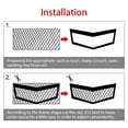 thumbnail image 3 of Grille Insert Bumpers Universal Front Grill Mesh Sheet Aluminum for Most Car, 3 of 21
