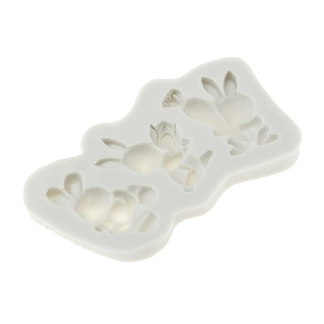 GROWTH TANK Silicone for Candy, Cake, Chocolate, Ice Cube, Easter Egg Bunny Shaped for DIY Rabbit 3