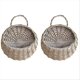 thumbnail image 2 of Wall Mounted Natural Wicker Flower Basket, Rattan Vase Basket,A, 2 of 5