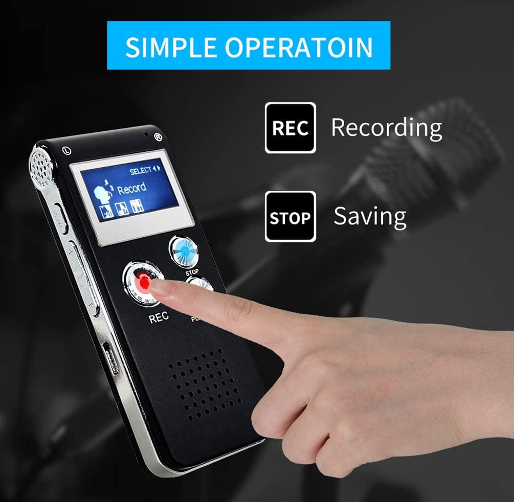 Voice Recorder 16GB Voice Recorder with Playback for