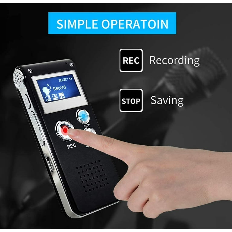 Voice Recorder 16GB Voice Recorder with Playback for