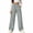 d1730_Gray, variant on Zormilly Wide Leg Pants Woman Plaid Elastic High Waisted Checkered Pants with Pockets Drawstring Fashion Straight Leg Pants, S-3XL