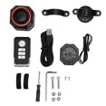 thumbnail image 1 of Alert Bike Taillight Prevent Theft Auto On Off IPX5 Waterproof USB Rechargeable Smart Bike Taillight with Remote Control, 1 of 5