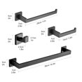 thumbnail image 4 of Bathroom Accessories Accessory Set 4 Pieces SUS304 Stainless, 4 of 5