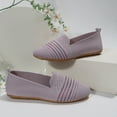 thumbnail image 4 of BONIXOOM Womens Sneakers Womens Shoes Slip-Ons Running Slip-On Sneakers Purple 2024 Summer Clearance Size 6.5, 4 of 9