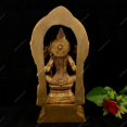 thumbnail image 5 of Pure Brass Raj Rajeshwari Devi Idol, Sculpture Religieuse Décoration Maison, Or, Style Moderne, Fait Main, Option Cadeau Parfait Festival, Occasions Idol - Lot de 1, 5 of 5