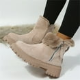 thumbnail image 4 of Daolelai Women's Thick-Soled Non- Short Plush Warm and Comfortable Snow Boots, 4 of 9