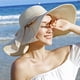 thumbnail image 4 of Sombrero de paja con protección solar para playa, de circunferencia de 56 a 57 cm, plegable, para playa, para mujer, 4 of 6