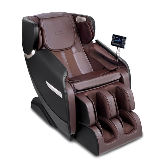KFFKFF 3D Full Body Massage Chair, Full Body Zero Gravity Shiatsu Massage Chair, 3D Shiatsu, Heating, Bluetooth Speaker, Airbag, Foot Roller, and Touch Screen