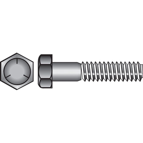 Hillman 1/4 In. x 1/2 In. Grade 5 Zinc Hex Head Cap Screw (100-Count) 200003