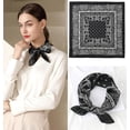 thumbnail image 2 of Dailyacc Hair Bandanas Scarf For Women Lightweight Fashion Neck Silk Satin Head Scarves For Sleeping Handbags Scarf, 2 of 10