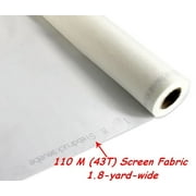 Techtongda 110 M /43T Wider Screen Mesh Silkscreen Printing Fabric 3 yards width 63 inch #007705