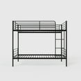 thumbnail image 6 of DreamBuck Bunk Bed Twin over Twin, Metal Bunk Bed Frame with High Guardrail, Convertible Bunk Bed into 2 Individual Twin Beds, Bunk beds for Teens, Adults , Space Saving, No Spring Box Needed, Black, 6 of 7
