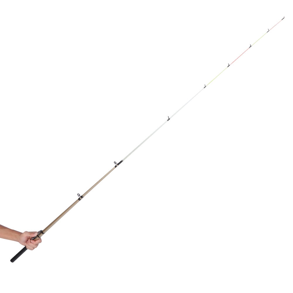 Telescopic Spinning Fishing Rod Freshwater Ice Fiberglass Travel Rod Bag1.8m