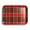 Red and Green, variant on Serving Trays, 12.9 x 9.6 inch Rectangular Plastic Tray for Restaurant, Kitchen,Leave