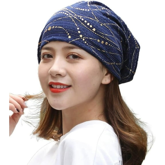 CoCoMangos Slouchy Beanie Hats Trendy Ethnic Beanies Slouchy Hip-hop Skull Caps for All Seasons Outdoor