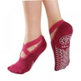 thumbnail image 1 of 1pc Yoga Socks for Women Non Slip Socks Slipper Socks for Pilates, Ballet, Dance, Yoga Socks with Grips for Women, 1 of 2