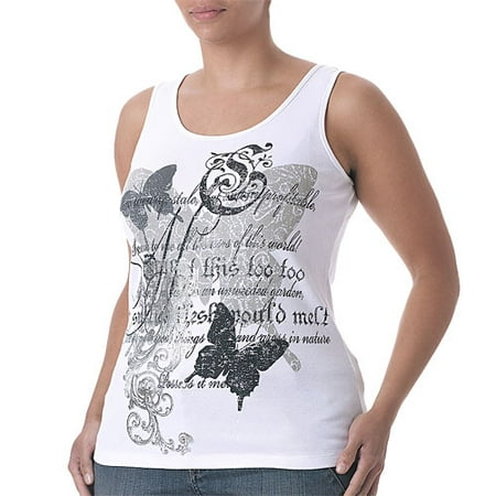 Metro7 - Women's Plus Screened Foil Tank