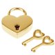 thumbnail image 5 of juego de candado de metal con forma de corazón y 2 llaves para joyero, diario, equipaje, bolso, regalo (plata), 5 of 5