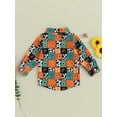 thumbnail image 5 of Western Baby Boy Clothes 6M 12M 18M  24M  2Y 3Y 4Y Long Sleeve Cow Print Shirts Button Down Lapel Tops Tees Fall Winter Clothes, 5 of 10