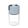 thumbnail image 3 of Botellas de vidrio Frascos de especias a prueba de polvo Contenedor agitador Dispensadores de sal cuantitativos para el hogar Condimentos Accesorios de cocina Azul Inevent HA010240-03B, 3 of 7