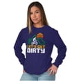 thumbnail image 4 of Let's Get Dirty Mountain Bike Outdoor Long Sleeve TShirt Men Women Brisco Brands 3X, 4 of 6