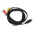 thumbnail image 4 of Mini DIN To 3  Cable, PVC Wire Sound Video Connection Cord Stable Signal 5.9ft Male To Male Nickel Plated  For TV For Projector, 4 of 8