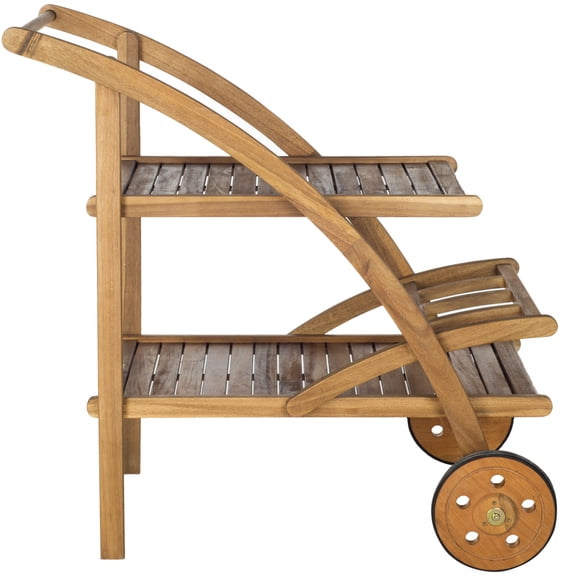 Safavieh Lodi Indoor/Outdoor Contemporary Wood Tea Cart