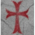 thumbnail image 2 of Medieval Knight Templar Christian Hoodie Sweatshirt Women Men Brisco Brands S, 2 of 6