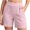 Watermelon Red, variant on fheaev Plus Size Pajama Shorts for women Soft Lightweight Elastic Waist High Waisted Sleep Loungewear Vacation Beach wear