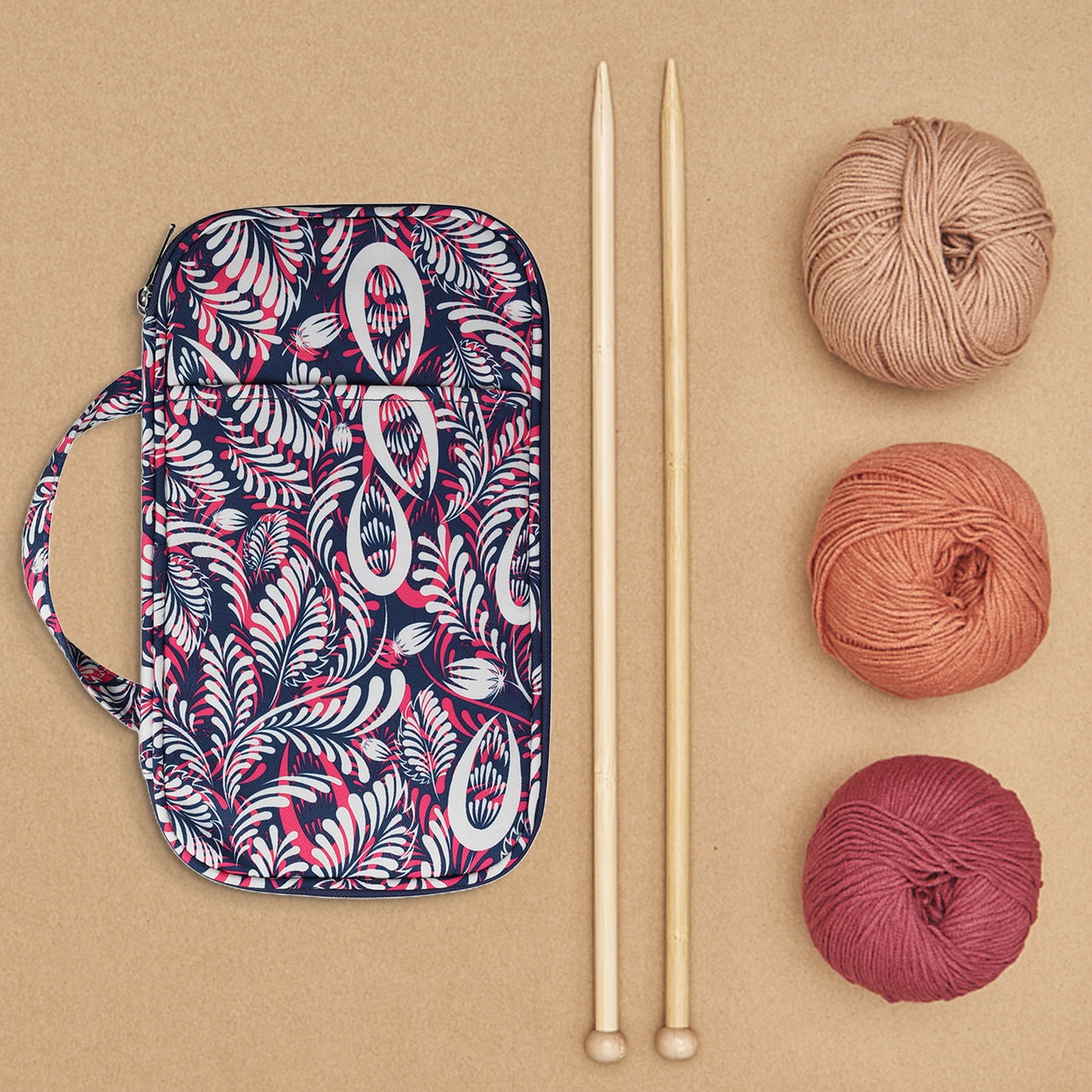 DAIZ CROCHET Resin Crochet Hooks Sets 6.5 Ergonomic Handle for Knitting  Needle Crochet Yarn Weave & Sweater 5 mm Orange & Blue