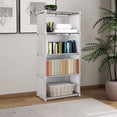 thumbnail image 5 of XGFHYJEH Book Shelf, Wood Book Shelfs, Book Cases, Simples Multi Layer Assembly Bookshelf Children's Free Combination Multifunctional Storage Organization And Storage Bookshelf DIY Shelf, 5 of 5
