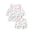 thumbnail image 2 of Miniville Baby Girl Ruffle Dress, Diaper Cover & Headband, 3-Piece Set, 2 of 3