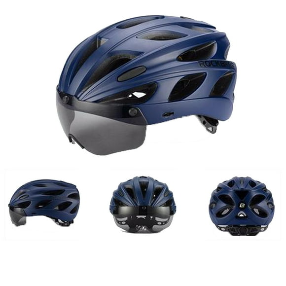 Casco Para Ciclismo Con Mica Magnética Y Visera Rockbros Casco mica visera