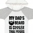 thumbnail image 4 of Inktastic My Dad's Beard is Cooler Than Yours Boys Baby Bodysuit, 4 of 5