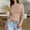 Khaki, variant on TINZ Women’s Slim Tops Long Sleeve Round Neck Crop Top Tee Shirt Basic Solid Tight Slim Fit Cropped Shirt Workout Yoga Long Sleeve Shirts Crop Womens Shirt Long Sleeve T Shirt Women Set Shirt Juniors
