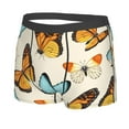 thumbnail image 2 of Disketp Butterflies Men'S Boxer Briefs,Soft And Breathable Cotton Underwear With Comfortflex Waistband, 2 of 8