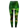 thumbnail image 3 of MKLEKYY Leggings para mujer, mallas estampadas para mujer, leggings deportivos de yoga de control para mujer, leggings de cintura alta 424, 3 of 3