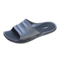 thumbnail image 2 of Roxoni Men's Comfort Open Toe Slide Sandals, Anti Skid Rubber Sole, -sizes 8 to 13 -style #1245, 2 of 5