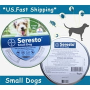 Angle View: Bayer Seresto Flea and Tick Prevention Collar for Small Dogs, 8 Month Flea and Tick Prevention - Adjustable Flea Collar