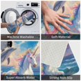 thumbnail image 2 of Dolphin Rainbow Horse Door Mat for Indoor, Welcome Door Mats Front Entrance Rug, Non-Slip Bathroom kitchen Rugs for Inside Floor, Small Rug Dog Door Mat 20X31.5 Inch, 2 of 5