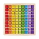 thumbnail image 1 of Bandeja de madera para tablas de multiplicar, juguetes matemáticos, regalo para niños 99 colorido, 1 of 8