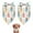 White Princess &, variant on Dog Bandana 2 Pack,White Princess & Leaf Pattern Bandanas for Dogs,Cat Bandana,Small/ Large Dog Bandana 2 Size,Dog Bandanas