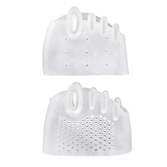 5 Holes Honeycomb Split Toe Cover Front Pad Gel for Women Foot Pad Corrects Hallux Valgus Bigfoot
