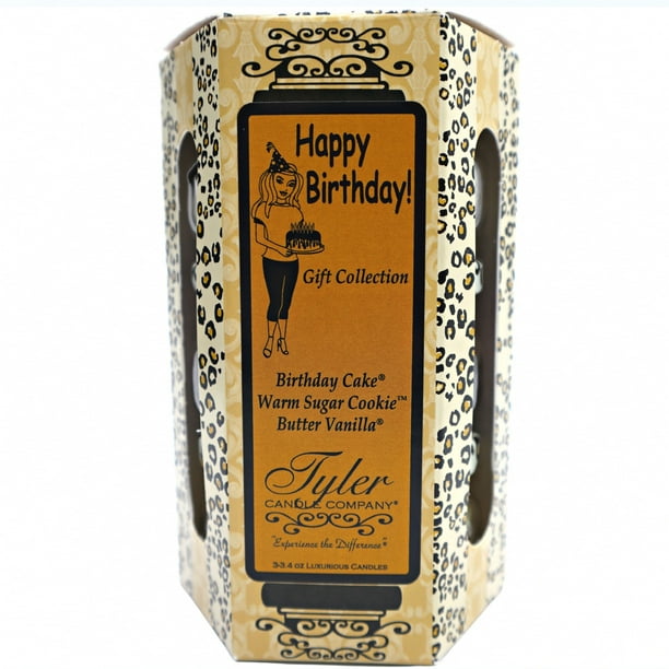 Tyler Candle Company, Happy Birthday Gift Collection, Scented Candles