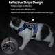 thumbnail image 3 of Adjustable Leak-Proof Cat Harness and Leash Soft Mesh Harness for Small and Medium Cats Reflective Bandage, 3 of 5